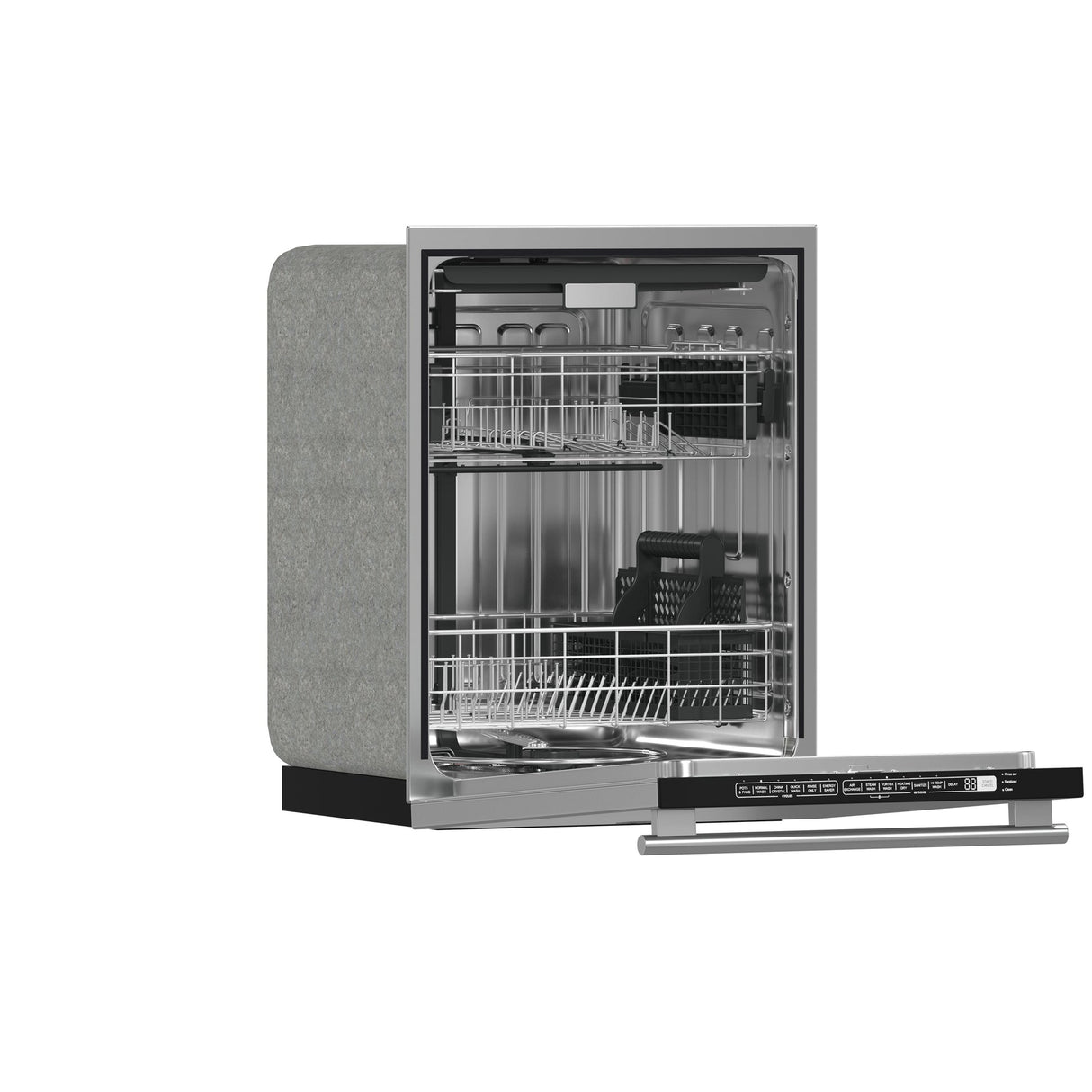 Forno Pozzo 24-Inch Built-In Tall Tub Top Control Dishwasher, Stainless Steel, 49 dBA