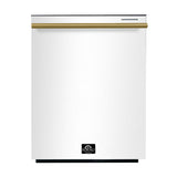 Forno Pozzo 24-Inch Built-In Tall Tub Top Control Dishwasher, 49 dBA, Soil-Sensing Capable