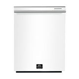 Forno Pozzo 24-Inch Built-In Tall Tub Top Control Dishwasher, 49 dBA, Soil-Sensing Capable