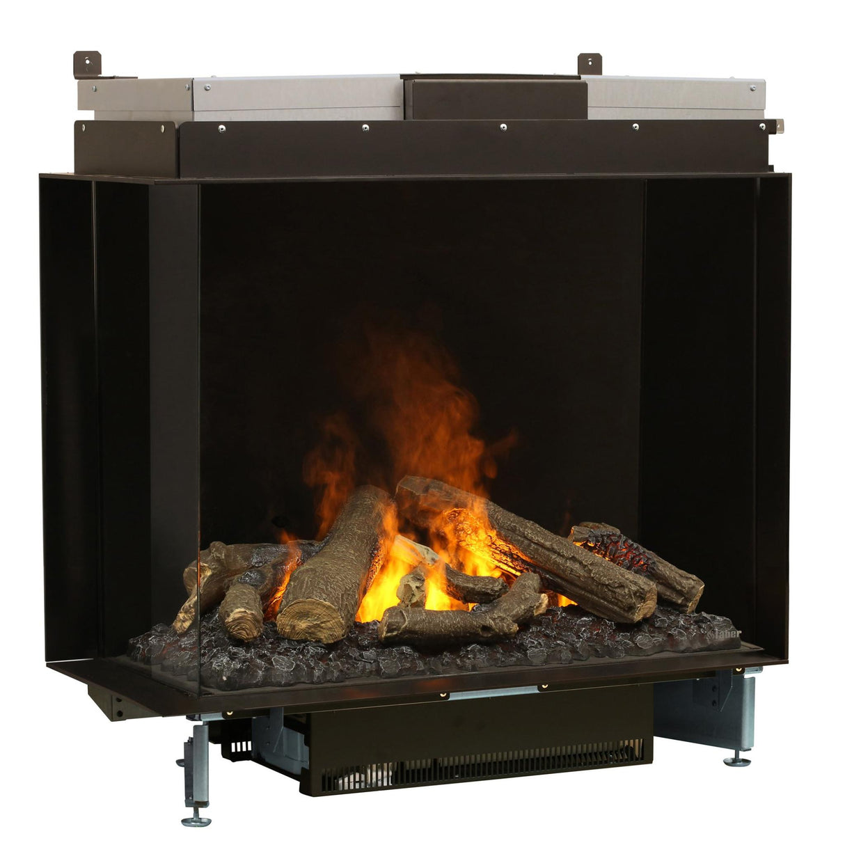 Dimplex e-MatriX 32"x26" Two-Sided Electric Firebox, Left-Facing - FEF3226L2L