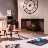 Dimplex e-MatriX 32"x26" Electric Firebox, Three-Sided (Bay) Front Glass - FEF3226L3