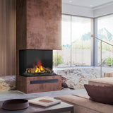 Dimplex e-MatriX 32"x26" Electric Firebox, Three-Sided (Bay) Front Glass - FEF3226L3