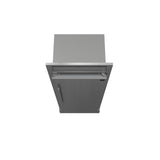 Forno Maderno 28-Inch Built-In Convertible Refrigerator, 13.6 cu.ft, Right Swing, Decorative Grill, ENERGY STAR Certified