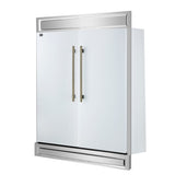 Forno Maderno 2-28-Inch Wide Convertible Refrigerator/Freezer with Decorative Trim