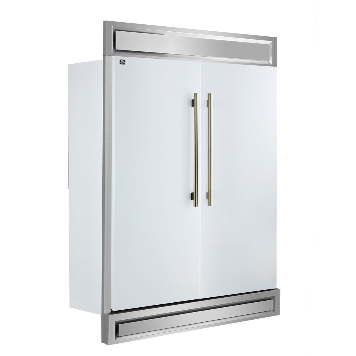 Forno Maderno 2-28-Inch Wide Convertible Refrigerator/Freezer with Decorative Trim