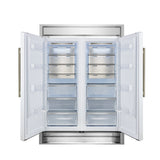 Forno Maderno 2-28-Inch Wide Convertible Refrigerator/Freezer with Decorative Trim