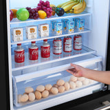 Forno Milano Espresso 31-Inch Bottom Freezer Refrigerator, 17.2 cu.ft Capacity