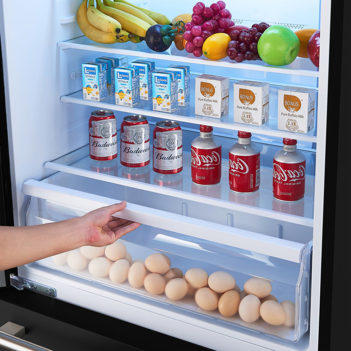 Forno Milano Espresso 31-Inch Bottom Freezer Refrigerator, 17.2 Cu. Ft., Energy-Efficient, No Frost, Built-In Ice Maker