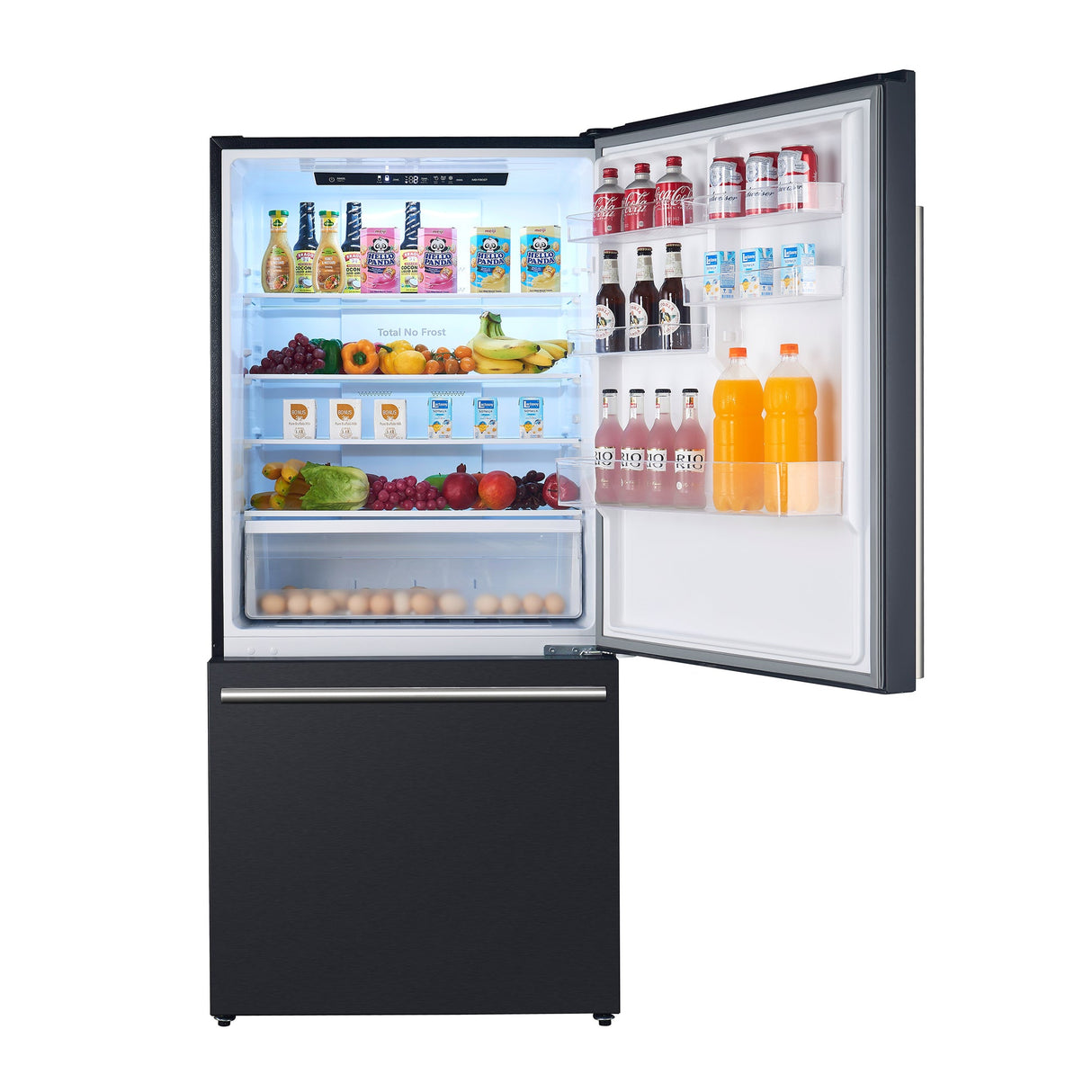 Forno Milano Espresso 31-Inch Bottom Freezer Refrigerator, 17.2 cu.ft Capacity