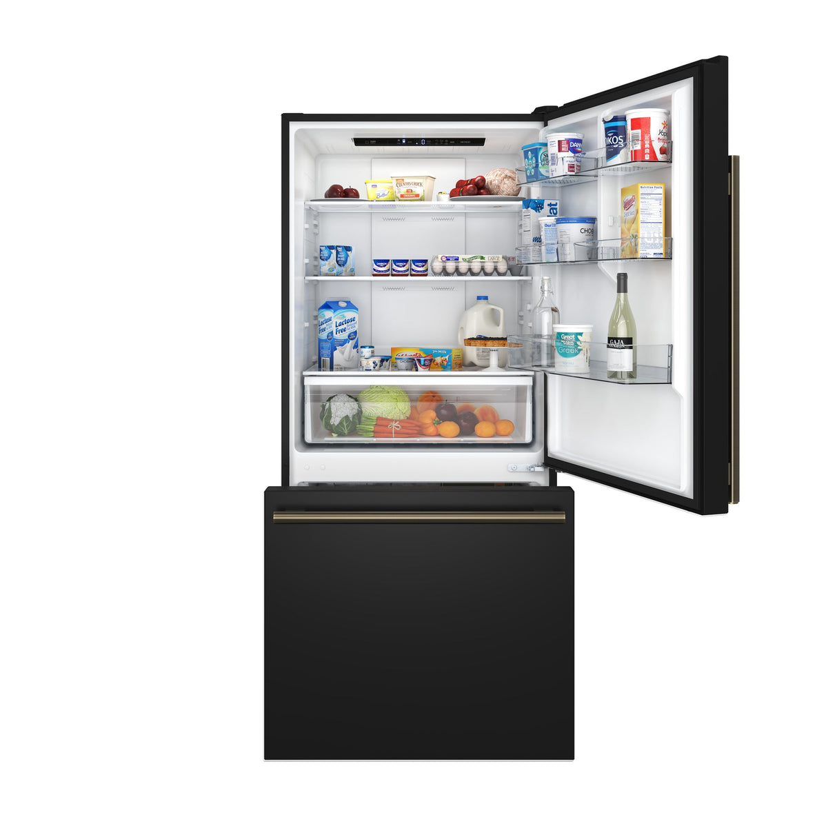 Forno Milano Espresso 31-Inch Bottom Freezer Refrigerator, 17.2 cu.ft Capacity