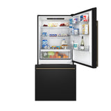 Forno Milano Espresso 31-Inch Bottom Freezer Refrigerator, 17.2 cu.ft Capacity