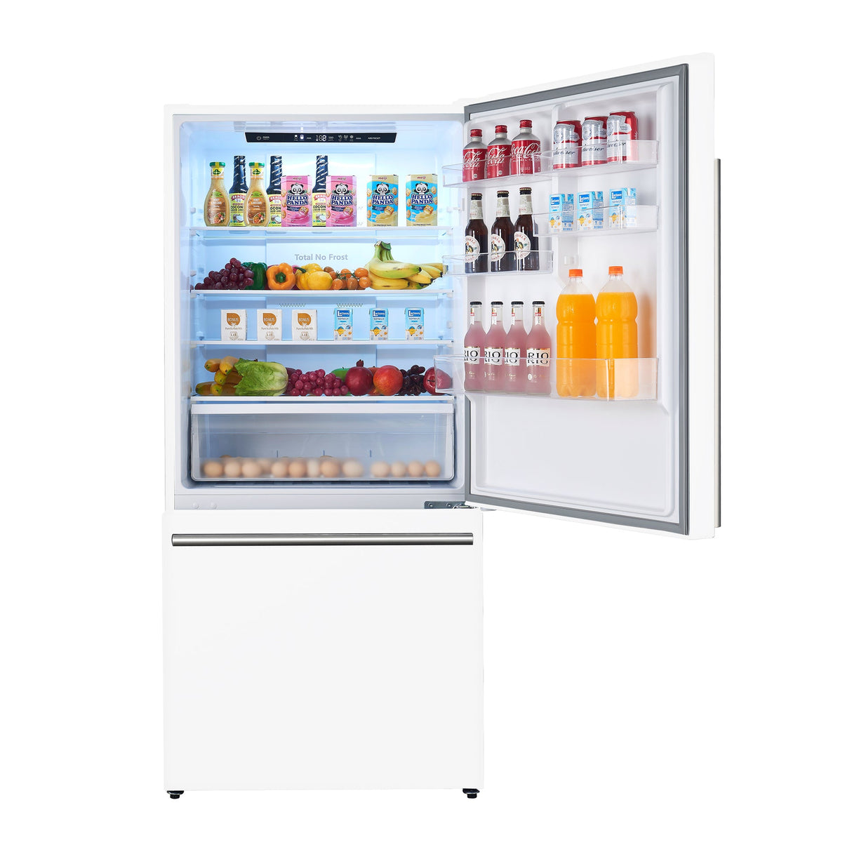 Forno Milano Espresso 31-Inch Bottom Freezer Refrigerator, 17.2 cu.ft Capacity