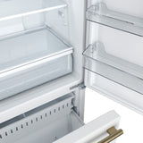Forno Milano 2-Piece 62-Inch Freestanding Dual Bottom Freezer Refrigerator, 34.4 cu.ft, Touch Control, Ice Maker