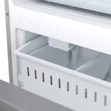Forno Milano Espresso 31-Inch Stainless Steel Bottom Freezer Refrigerator, 17.2 cu.ft., Built-In Ice Maker