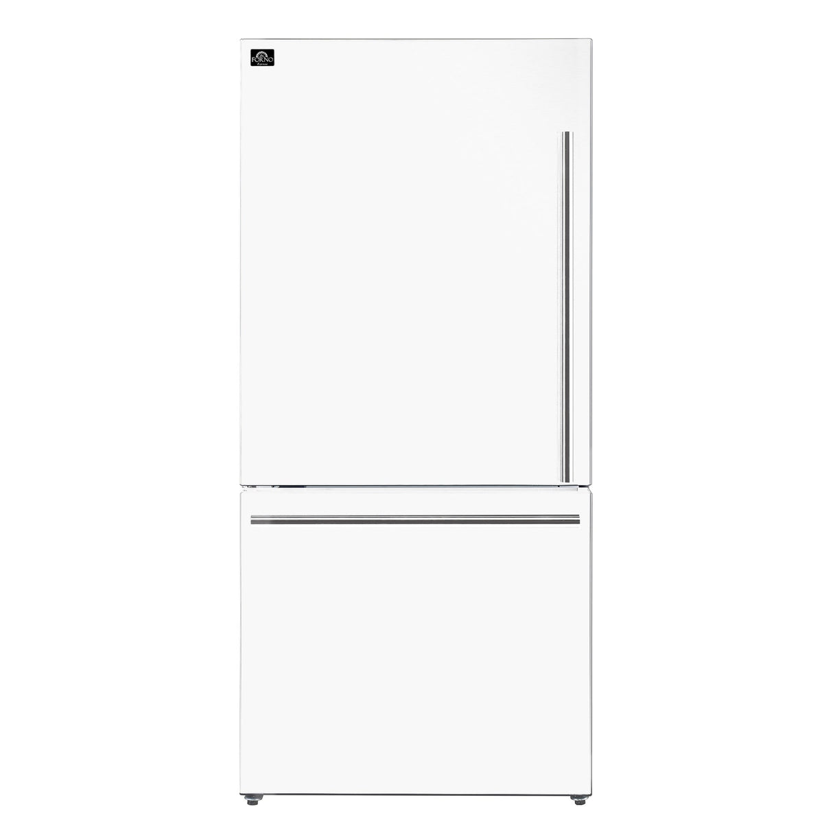 Forno Milano 2-Piece 62-Inch Freestanding Dual Bottom Freezer Refrigerator, 34.4 cu.ft, Touch Control, Ice Maker