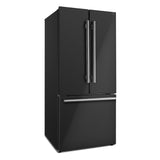 Forno Gallipoli Espresso 30-Inch French Door Refrigerator, Bottom Freezer, Ice Maker