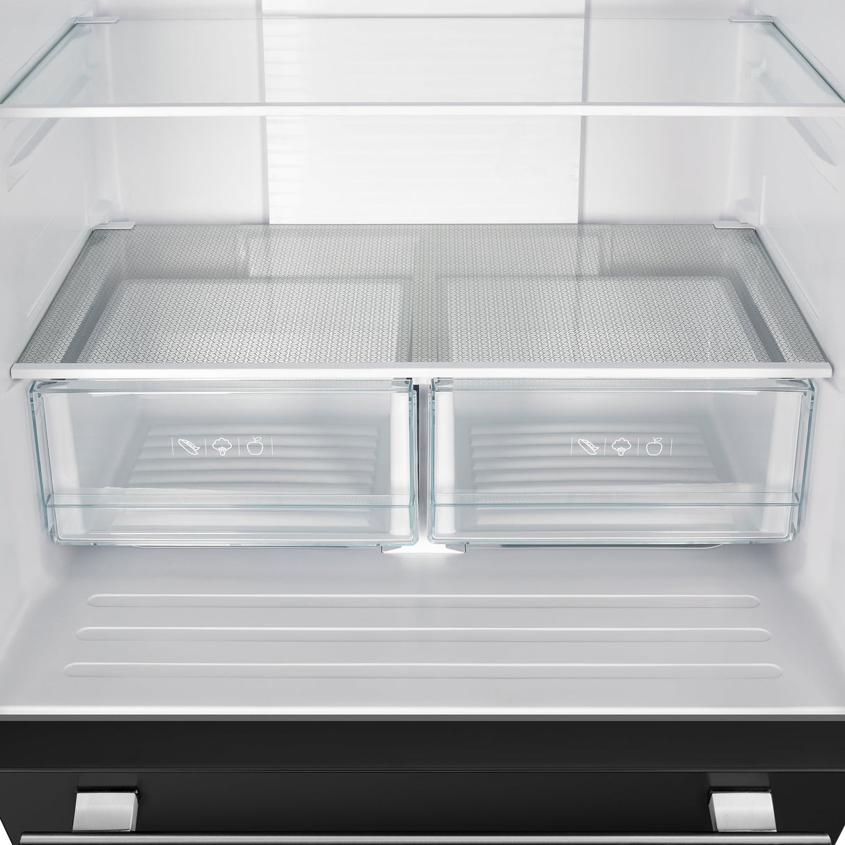 Forno Gallipoli Espresso 30-Inch French Door Refrigerator, Bottom Freezer, Ice Maker