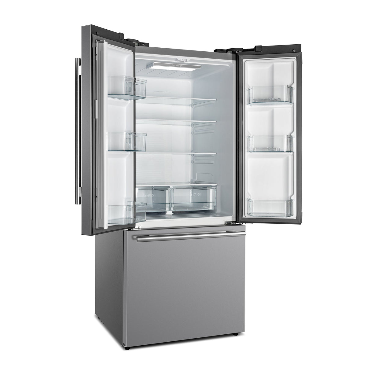 Forno Gallipoli 30" French Door Refrigerator – 17.5 cu.ft, Bottom Freezer, Ice Maker & No Frost Technology