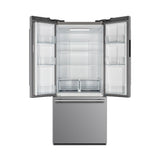 Forno Gallipoli 30" French Door Refrigerator – 17.5 cu.ft, Bottom Freezer, Ice Maker & No Frost Technology