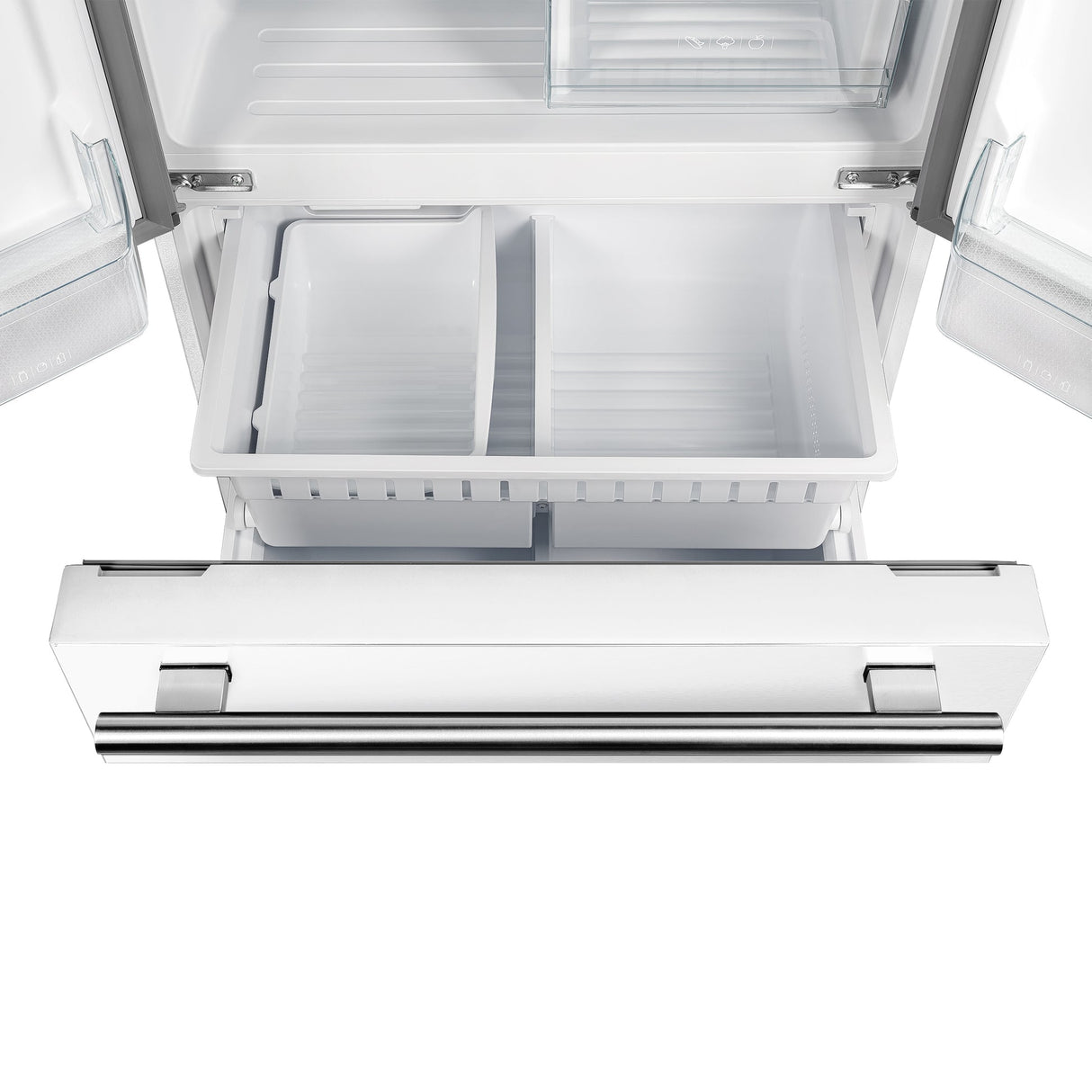 Forno Gallipoli Espresso 30-Inch French Door Refrigerator, Bottom Freezer, Ice Maker