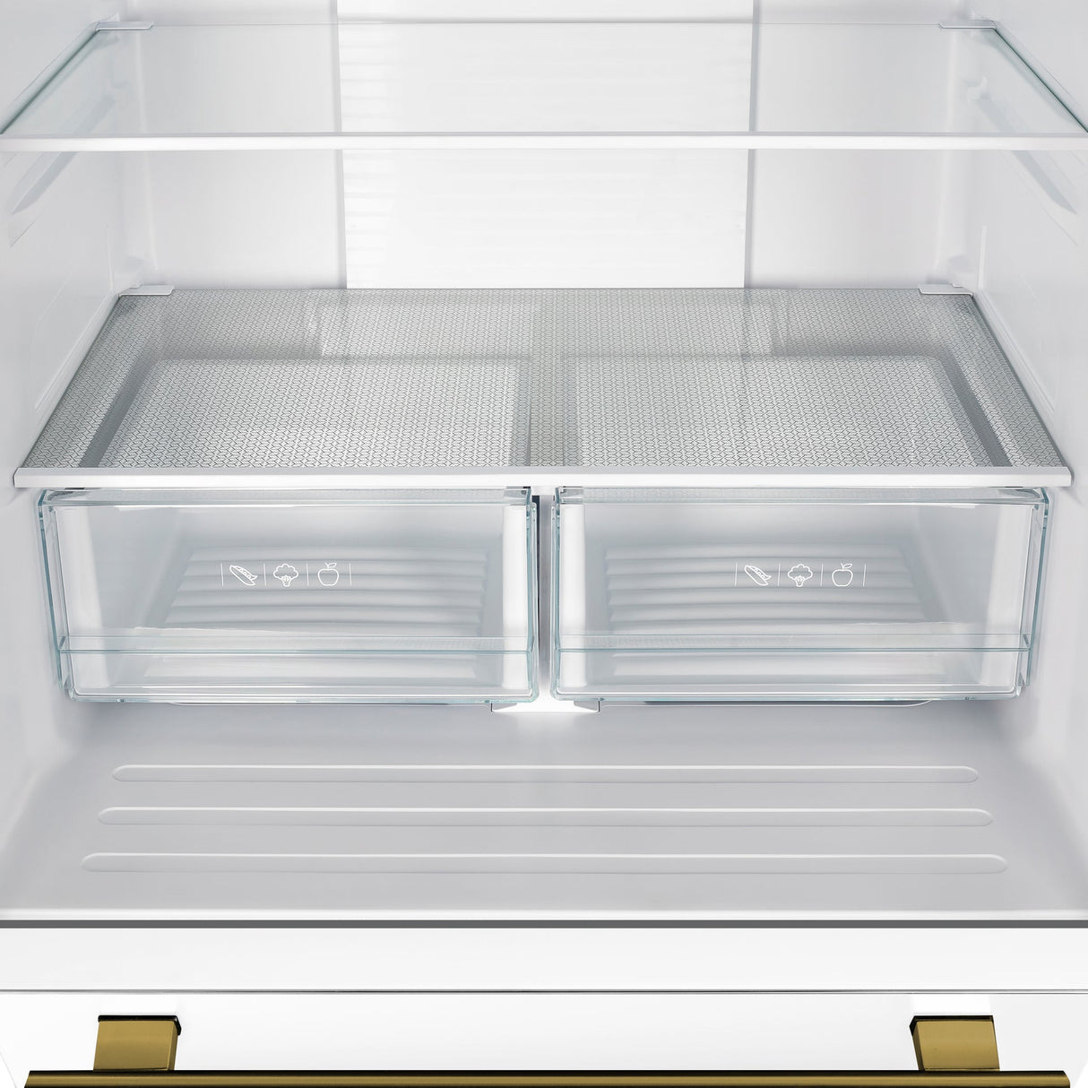 Forno Gallipoli Espresso 30-Inch French Door Refrigerator, Bottom Freezer, Ice Maker