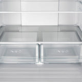 Forno Gallipoli 30" French Door Refrigerator – 17.5 cu.ft, Decorative Grill, Stainless Steel & No Frost Technology