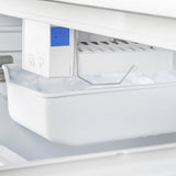 Forno Gallipoli 30" French Door Refrigerator – 17.5 cu.ft, Decorative Grill, Stainless Steel & No Frost Technology