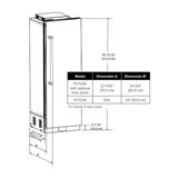 Viking 7 Series 24 inch Custom Panel Fully Integrated All Freezer with 12.2 cu. ft. Capacity -  FFI7240W*