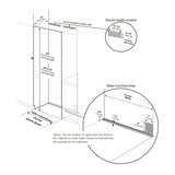 Viking 7 Series 24 inch Custom Panel Fully Integrated All Freezer with 12.2 cu. ft. Capacity -  FFI7240W*