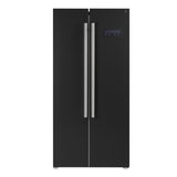 Forno Salerno Espresso 33-Inch Side-by-Side Refrigerator, 15.6 Cu. Ft., Energy-Efficient, No Frost, Modern Design