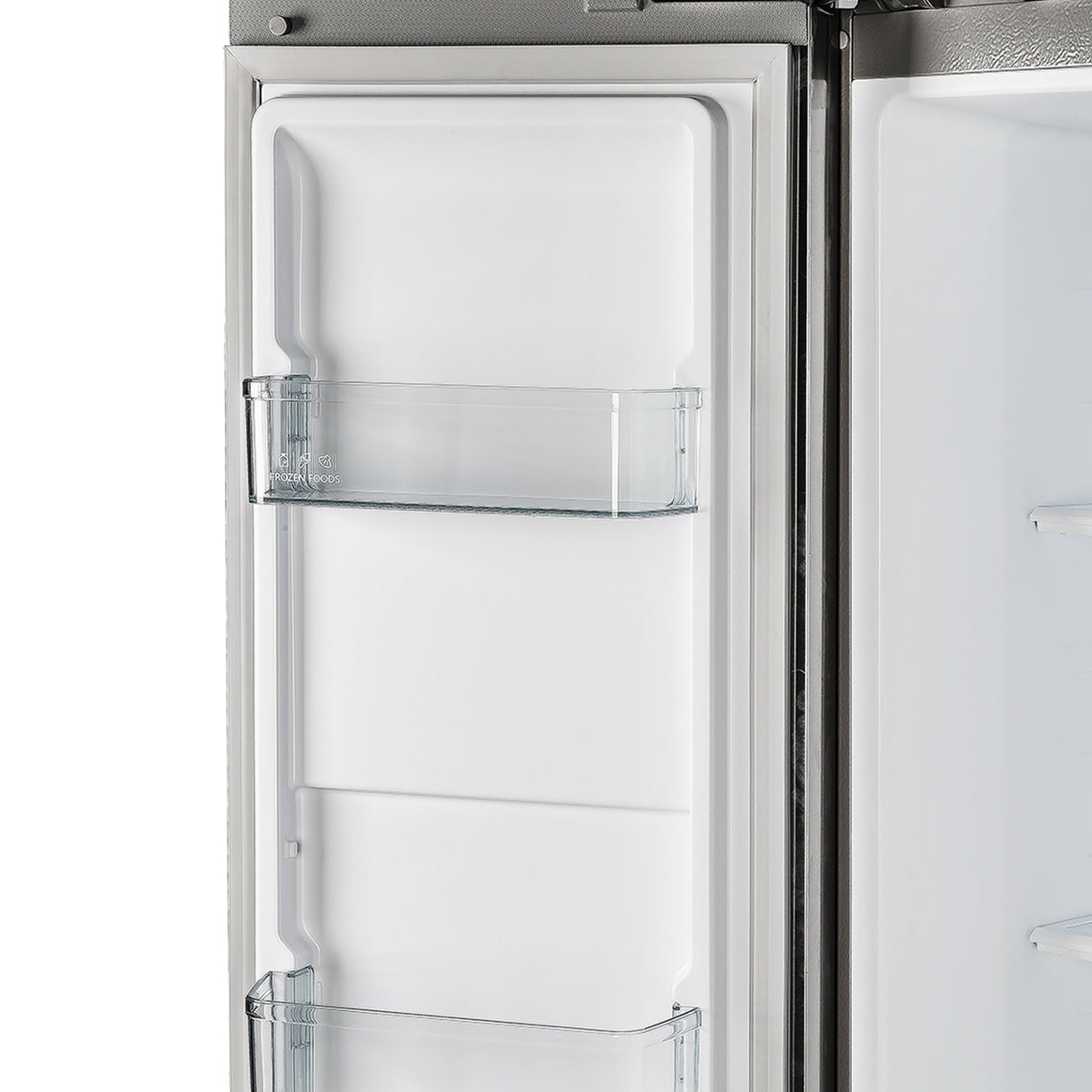 Forno Salerno 37-Inch Built-In Stainless Steel Refrigerator, 15.6 cu.ft, Decorative Grill