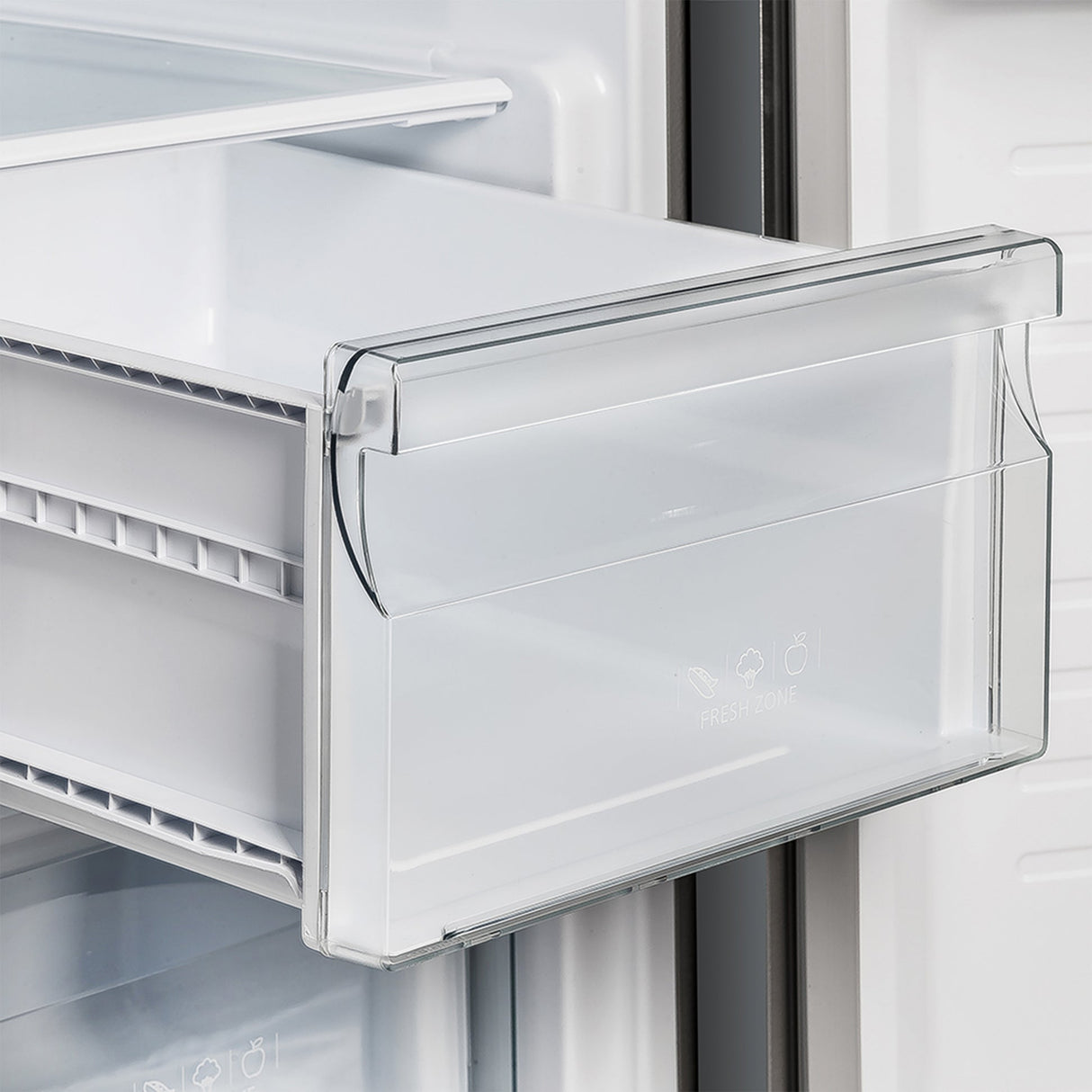 Forno Salerno 37-Inch Built-In Stainless Steel Refrigerator, 15.6 cu.ft, Decorative Grill
