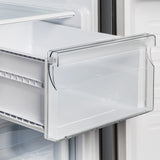 Forno Salerno 37-Inch Built-In Stainless Steel Refrigerator, 15.6 cu.ft, Decorative Grill