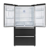 Forno Moena Espresso 36-Inch French Door Refrigerator, 19.2 Cu. Ft., Frost-Free, Automatic Ice Maker