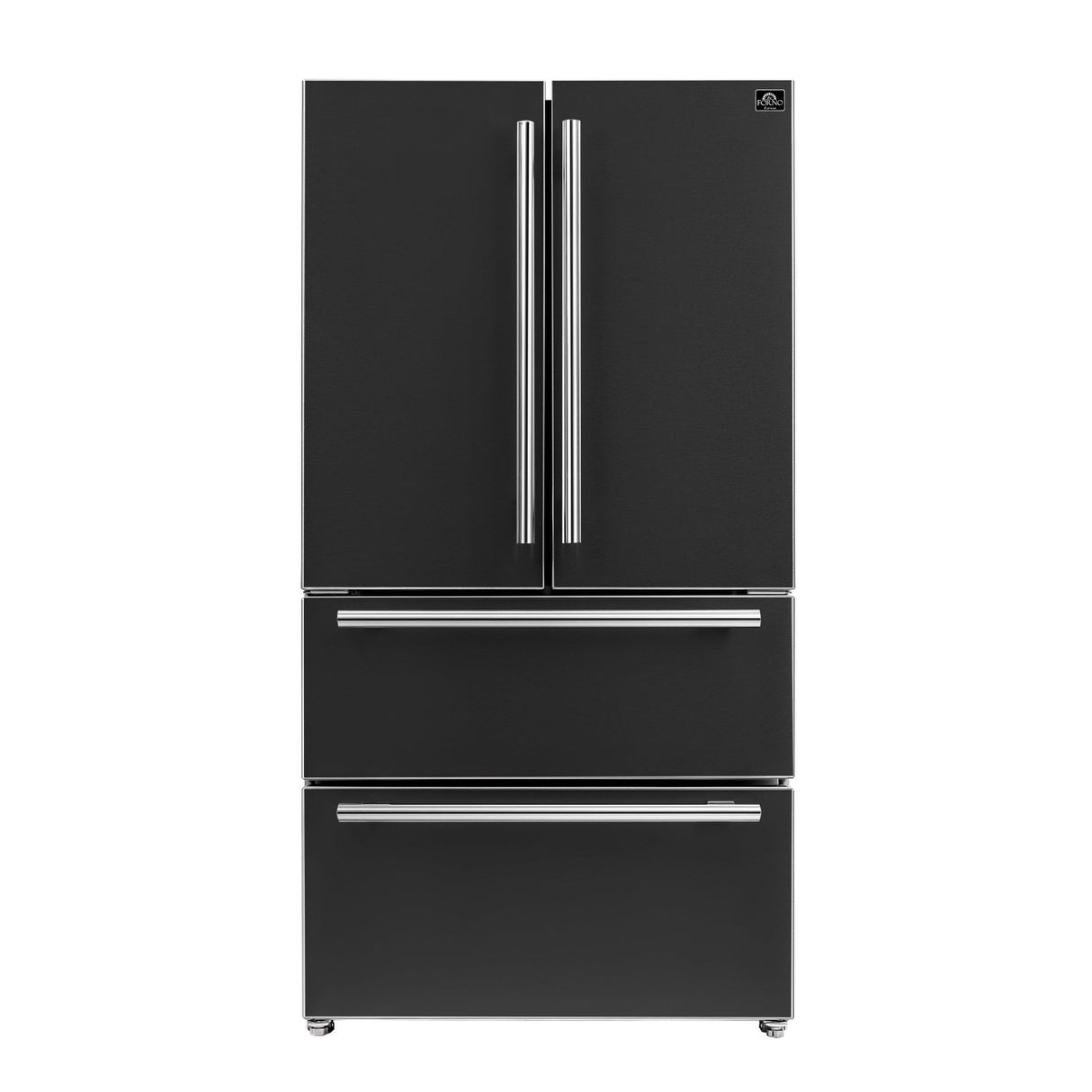 Forno Moena Espresso 36-Inch French Door Refrigerator, 19.2 Cu. Ft., Frost-Free, Automatic Ice Maker