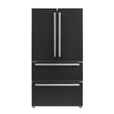 Forno Moena Espresso 36-Inch French Door Refrigerator, 19.2 Cu. Ft., Frost-Free, Automatic Ice Maker