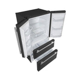 Forno Moena Espresso 36-Inch French Door Refrigerator, 19.2 Cu. Ft., Frost-Free, Automatic Ice Maker
