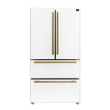 Forno Moena Espresso 36-Inch French Door Refrigerator, 19.2 Cu. Ft., Frost-Free, Automatic Ice Maker