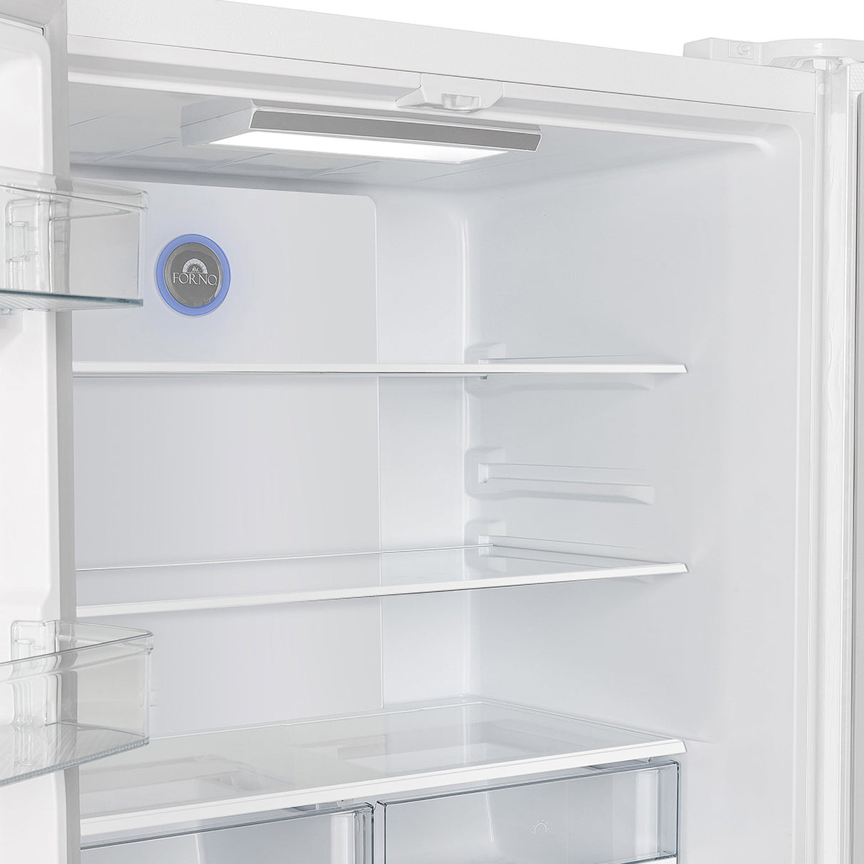 Forno Moena Espresso 36-Inch French Door Refrigerator, 19.2 Cu. Ft., Frost-Free, Automatic Ice Maker