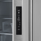 Forno Moena 40-Inch French Door Refrigerator, Stainless Steel, 19.2 cu.ft, Modern Decorative Grill