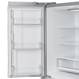 Forno Moena 40-Inch French Door Refrigerator, Stainless Steel, 19.2 cu.ft, Decorative Grill