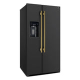 Forno Salerno Espresso 36-Inch Side-by-Side Refrigerator, 20 Cu. Ft., Frost-Free, Ice & Water Dispenser