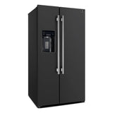 Forno Salerno Espresso 36-Inch Side-by-Side Refrigerator, 20 Cu. Ft., Frost-Free, Ice & Water Dispenser