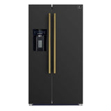Forno Salerno Espresso 36-Inch Side-by-Side Refrigerator, 20 Cu. Ft., Frost-Free, Ice & Water Dispenser