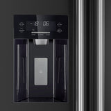 Forno Salerno Espresso 36-Inch Side-by-Side Refrigerator, 20 Cu. Ft., Frost-Free, Ice & Water Dispenser