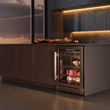 Forno Asciutto 24" Dry Aging Cabinet – 4.41 cu.ft, LED Lighting & Adjustable Shelves