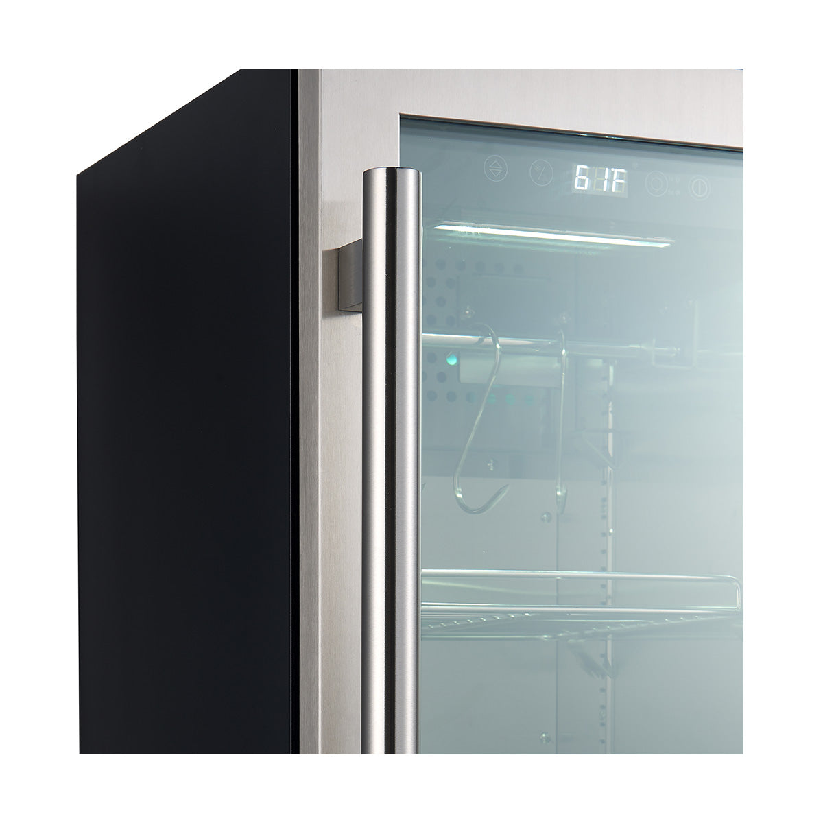 Forno Asciutto 16" Dry Aging Cabinet – 2.65 cu.ft, LED Lighting & Adjustable Shelves