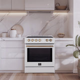 Forno Leonardo Espresso 30-Inch Electric Range, True Convection, Energy Efficient