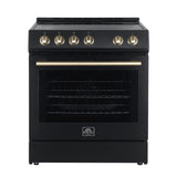 Forno Leonardo Espresso 30-Inch Electric Range, True Convection, Energy Efficient