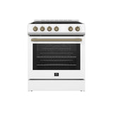 Forno Leonardo Espresso 30-Inch Electric Range, True Convection, Energy Efficient